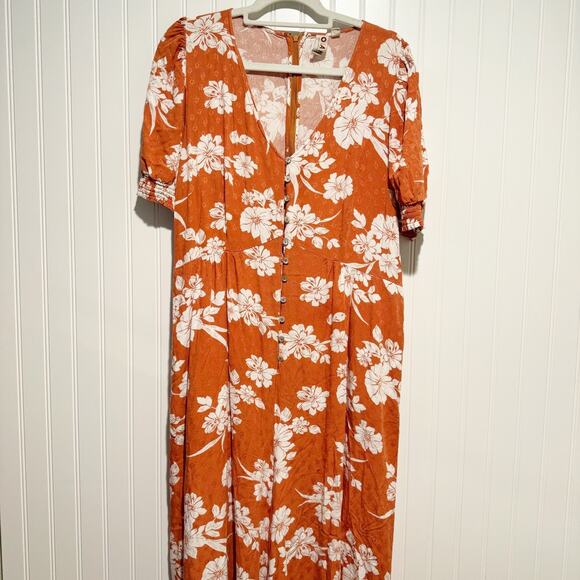 Anthropologie Dolan Nancy Floral Jumpsuit Size Large - Picture 2 of 10